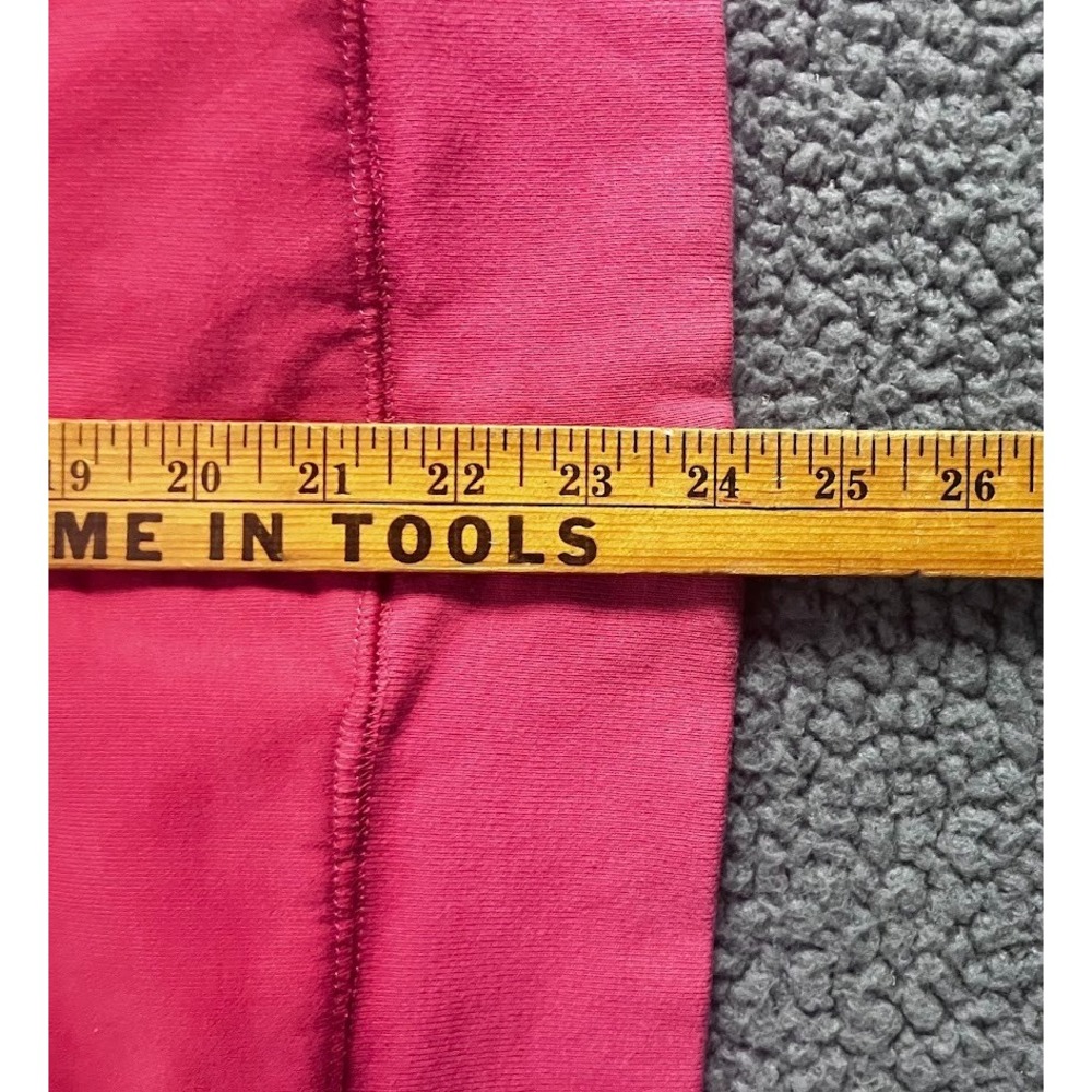 LL‎ Bean Womens XL Coral Pink Sherpa Lined Fleece Full Zip Vest - Picture 7 of 10